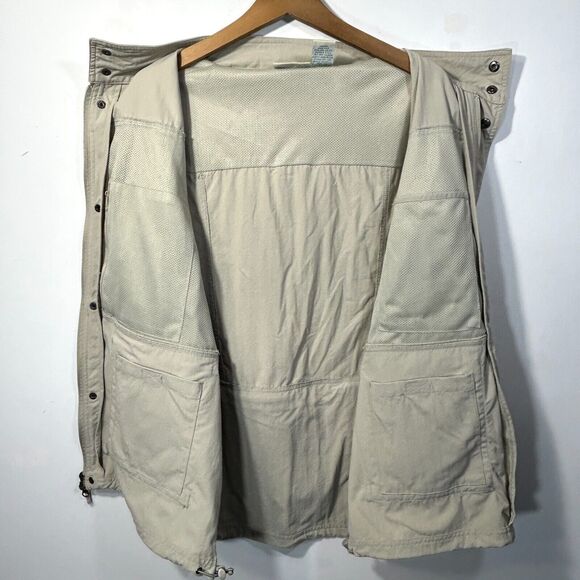 TRAVELSMITH Vest Mens XL Tan Cargo Utility Travel Photography Safari Hiking - Picture 5 of 7
